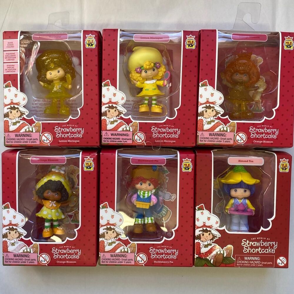 Strawberry Shortcake Kidcore Y2K Modern Mini Collectible Collection Figurine Set